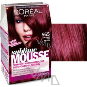 Loreal Paris Sublime Mousse barva na vlasy 565 svůdný ohnivý kaštan