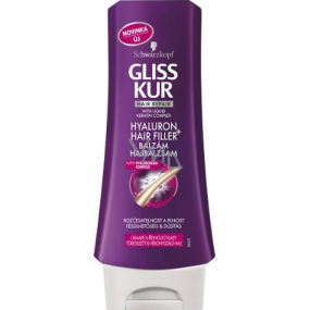 Gliss Kur Hyaluron + Hair Filler regenerační balzám na vlasy 200 ml