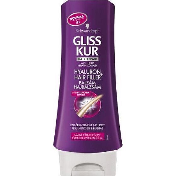 Gliss Kur Hyaluron + Hair Filler regenerační balzám na vlasy 200 ml