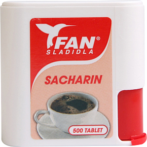 Fan sladidla, sacharin, stopní sladidlo, 500 tablet, 30 g Fan sladidla, sacharin, stopní sladidlo, 500 tablet, 30 g