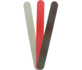 Pilník na nehty smirkový barevný 18 cm 3 kusy