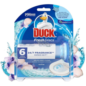 Duck Fresh Discs Mořská vůně WC gel pro hygienickou čistotu a svěžest Vaší toalety 36 ml