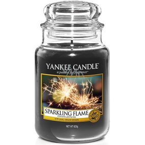 Yankee Candle Sparkling Flame - Zářivý plamínek vonná svíčka Classic velká sklo 623 g