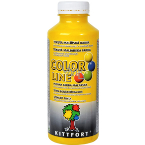 Kittfort Color Line tekutá malířská barva Žlutá 500 g
