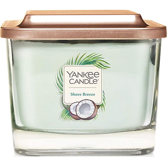 Yankee Candle Shore Breeze - Mořský vánek sojová vonná svíčka Elevation střední sklo 3 knoty 347 g