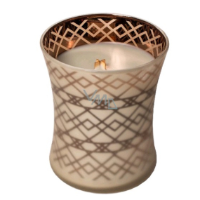 WoodWick Fireside - Oheň v krbu vonná svíčka s dřevěným knotem a víčkem sklo střední 275 g Autumn limited 2019