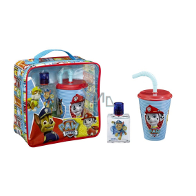 Paw Patrol Tlapková patrola Toaletní voda pro děti 50 ml + kelímek na pití s brčkem, dárková sada