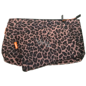 Diva & Nice Kosmetická kabelka leopardí vzor malá 19 x 14 cm, velká 29 x 19 cm, sada 2 kusů 90121