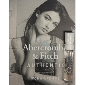 Abercrombie & Fitch Authentic Woman parfémovaná voda 2 ml s rozprašovačem, vialka