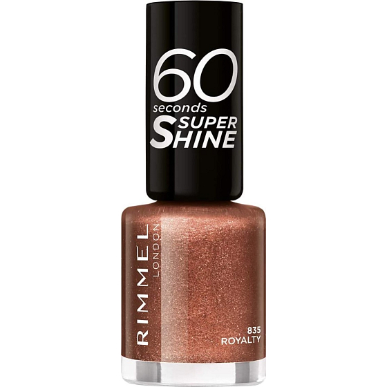 Rimmel London 60 Seconds Super Shine Nail Polish lak na nehty 835 Royalty 8 ml