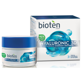 Bioten Hyaluronic 3D noční krém proti vráskám 50 ml