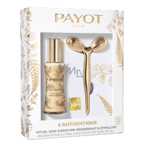 Payot L Authentique regenerační zlatá péče pro posílení přirozené regenerační schopnosti a odhalení krásy v jakémkoliv věku 50ml + Zlatý masážní váleček, relaxační zlatá péče limitovaná edice dárkový set 2020