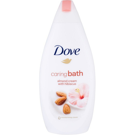 Dove Purely Pampering Mandlový krém a Ibišek pěna do koupele 500 ml