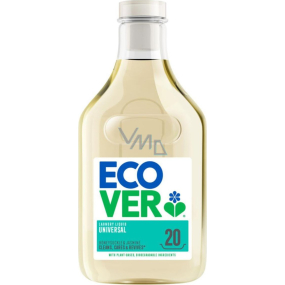 ECOVER Laundry Liquid Universal ekologický prací gel na praní barevného, bílého a černého prádla 20 dávek 1 l