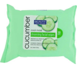 Beauty Formulas Cucumber Cleansing Facial Wipes odličovací pleťové ubrousky s okurkou 30 kusů