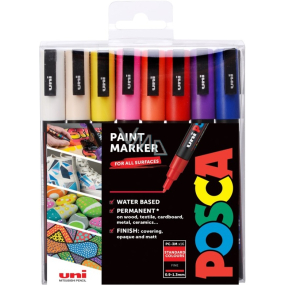 Posca Univerzální sada akrylátových popisovačů 0,9 - 1,3 mm Mix barev 16 kusů PC-3M