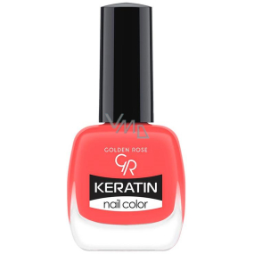 Golden Rose Keratin Nail Color lak na nehty 34 Orange Color 10,5 ml