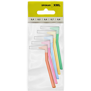 Spokar XML mezizubní kartáčky, sada velikostí 0,4 – 0,8 mm, 5 ks
