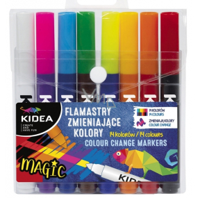 Kidea Fixy magické měnící barvy 8 kusů