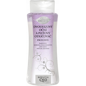 BIO BIONE EXCLUSIVE Dvoufázový oční a pleťový odličovač Q10 255 ml