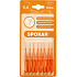 Spokar Ultra velikost 0,4 mm mezizubní kartáčky, držadlo, sada 8 kusů,