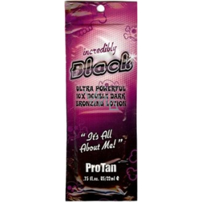 Pro Tan Incredibly Black tělové mléko pro opalování v soláriu 22 ml