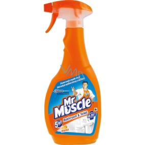 Mr. Muscle 5v1 Koupelva & Wc Orange čisticí a dezinfekční prostředek 500 ml