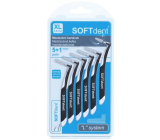 Soft Dent mezizubní kartáček zahnutý XL 0,8 mm 6 kusů