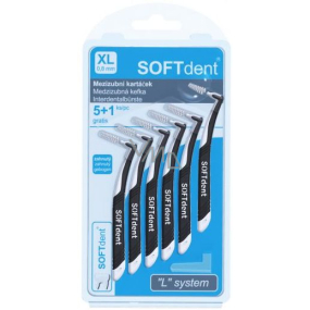 Soft Dent mezizubní kartáček zahnutý XL 0,8 mm 6 kusů