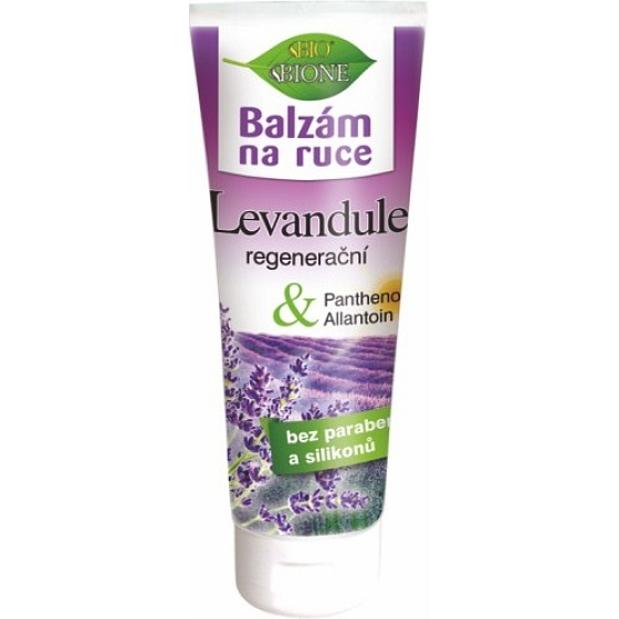 Bione Cosmetics Levandule regenerační balzám na ruce pro všechny typy pokožky 205 ml