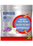 Bros Kuličky proti šatním molům s vůní levandule 20 kusů