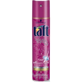 Taft Brilliant Color perfektní fixace lak na vlasy 250 ml
