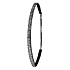 Ivybands Protiskluzová čelenka do vlasů černá super s flitry, unisex, 1 cm