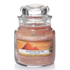 Yankee Candle Egyptian Musk - Egyptské pižmo vonná svíčka Classic malá sklo 104 g