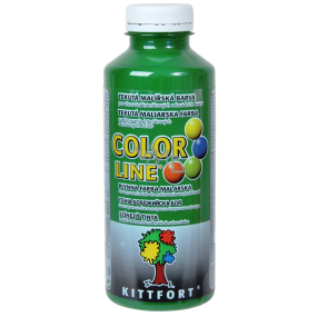 Kittfort Color Line tekutá malířská barva Zelená 500 g