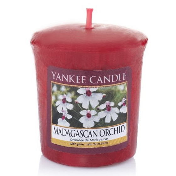 Yankee Candle Madagascan Orchid - Orchidej z Madagaskaru vonná svíčka votivní 49 g