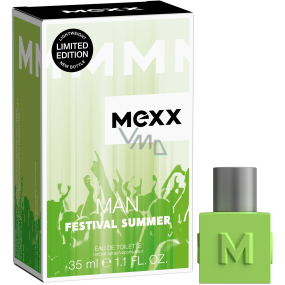 Mexx Festival Summer Man toaletní voda pro muže 35 ml