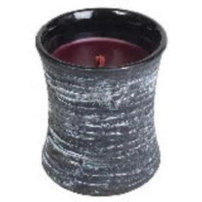 WoodWick Black Cherry - Černá třešeň Collection Premium vonná svíčka s dřevěným knotem a víčkem sklo malá 85 g