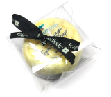 Fragrant Cold Glycerinové mýdlo masážní s houbou naplněnou vůní parfému Armani - Code v barvě žluto-černé 200 ml