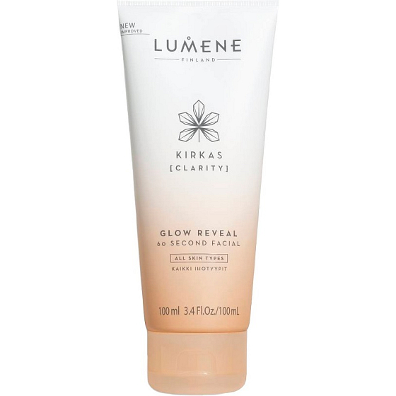 Lumene Kirkas Clarity Glow Reveal 60 Second Facial rozjasňující pleťová maska pro všechny typy pleti 100 ml