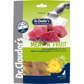 Dr. Clauders Meat Fruit Kuřecí maso a ananas sušené maso pro psy 80 g