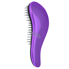 Dtangler Detangling Brush Kartáč pro snadné rozčesání vlasů 18,5 cm Metalic Purple metalický fialový