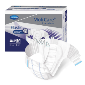 MoliCare Premium Elastic M 85 - 120 cm 9 kapek zalepovací plenkové kalhotky pro střední až těžký stupeň inkontinence 26 kusů