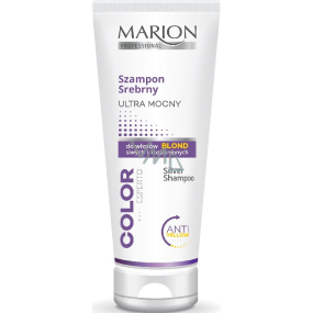 Marion Color Silver ultra silný šamon pro zesvětlené, šedivé a přírodní blond vlasy 200 ml