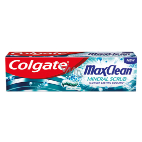 Colgate Max Clean Mineral Scrub gelová zubní pasta pro svěží dech 75 ml