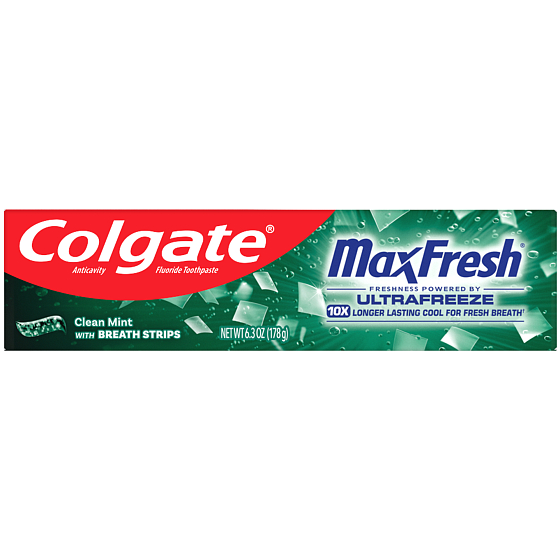 Colgate Max Fresh Ultra freeze gelová zubní pasta pro svěží dech 75 ml