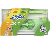 Swiffer 2v1 Kit mop + náhradní prachovka na podlahu 8 kusů + násada malá + prachovka 1 kus, sada