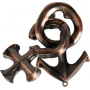 Albi Mužská záležitost kovový hlavolam Symbol 12 x 9 x 6 cm