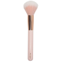 Donegal Pink Ink kosmetický štětec se syntetickými sametovými štětinami na pudr 18,5 cm