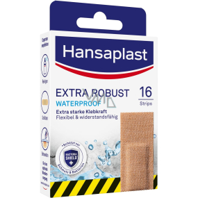 Hansaplast Extra Robust voděodolná náplast 16 kusů